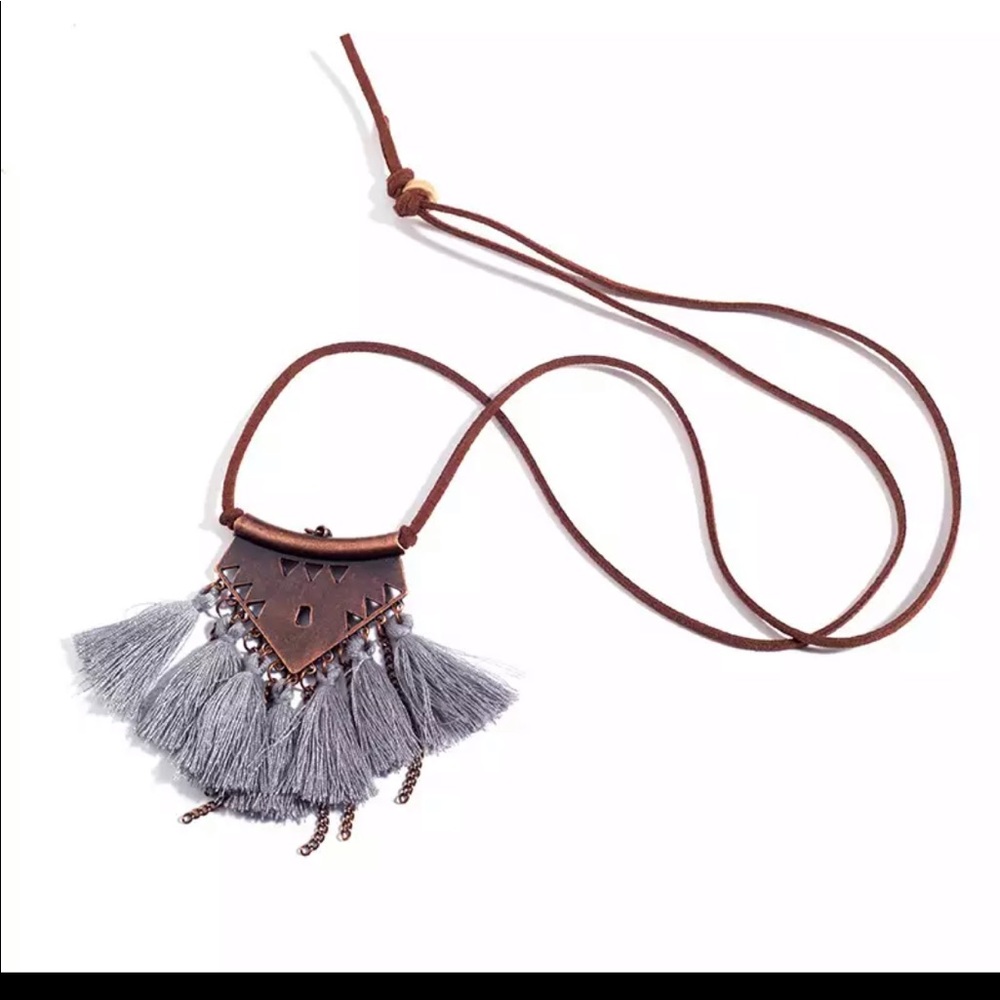 Boho Fringe Necklace